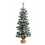90cm Snowy Christmas Tree with Jute Bag Stand 8
