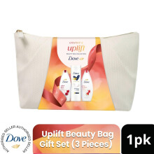 (Pack of 1) Dove Uplift Beauty Bag Gift Set 3 piece, Choose your pack 1,2,3 or 4