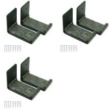6X Minimalist Snowboard Display Rack, Wall Mount Storage Minimalist Wall-Mount Surfboard Rack / Display Mount Middle