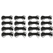 16 Pièces Élastique Camping Multibrin Dichotomanthes Corde Chaises Longues Fixation pour Fauteuils Inclinables Kit de Réparation de Corde de Corde