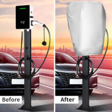 210D Oxford Outdoor Charging Station Cover 35x25x70cm Waterproof Dustproof Sun Protection