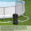 Filter Pump Cover Outdoor Pool Pump Protector Dustproof Waterproof Black 22x35cm 1 Pack 1