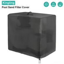 Pool Filter Sand Tank Cover 55x50x62cm Black Waterproof Dustproof Ground Pool Pump Cover for Sand Filter