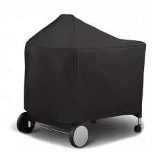 Black Triangle Top Grill Cover 124x65x101cm Outdoor Garden Furniture Dust Cover Sun Rain Protection Oxford Cloth BBQ Patio Protector