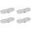 (4Pcs)Folding Hinges Table Hinges Folding Hinge Hinges Folding Table Hinges Zinc Alloy Hinge 1