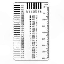 2-Pack Precision Crack Measurement Tools for Automotive Assessment