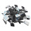 Cable Straps Wire Cord Holder for Cable 50Pcs Self Adhesive Black Plastic Clips 1