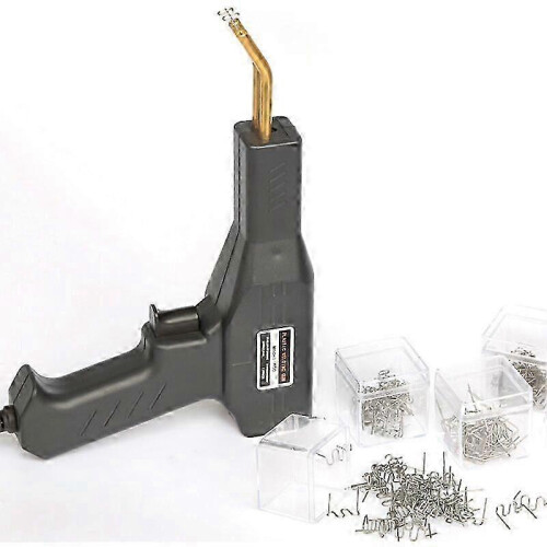 Professional plastic welding equipment, 4 staples, 30 W, 0.5 A, LED lighting, black