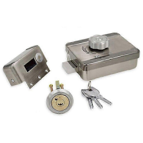 Mute Security Electric Control Door Lock Door Access Control System Kit Home Entry Defense 2