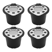 4pcs Reusable Coffee Pods Stainless Steel Lid Coffee Machine Brewing Tool Espresso Maker Multicolor