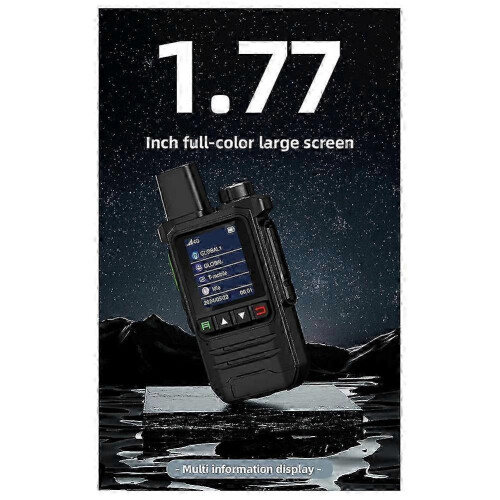 Global Intercom POC Fast Intercom No Distance Call PTT 50000 Km Card Intercom Fleet EU Plug Black 2