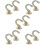 Swag Hook Metal Ceiling Hook for Plant Hanging 10Pcs Accessories 5
