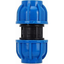 raccords droits en plastique PE 25 mm pour tuyau d'eau. Adaptateurs pour tuyaux d'eau droits.