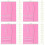 Doll Clothes Hangers Doll Wardrobe for Decoration 4Sets Rosy Mini Storage 4