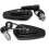 Black Motorcycle Handlebar Mirrors 7/8" 22mm Rear View Mirrors For Scooter 4