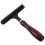 Pet Comb Wooden Handle Slicker Brush for Grooming Single Row Comb Dark Red 3