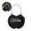 Time Lock LCD Display Time Lock Travel , Waterproof USB Rechargeable Temporary Padlock black 1