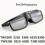 Shutter 3D Glasses for TW5700/5400/5600/930 for , 3D TV Rechargeable Bluetooth RF Projector Black 2