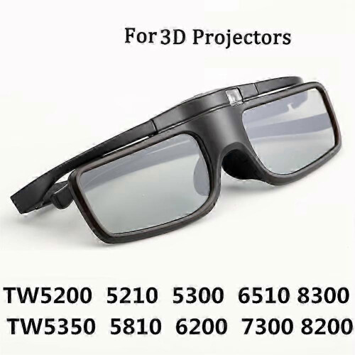 Shutter 3D Glasses for TW5700/5400/5600/930 for , 3D TV Rechargeable Bluetooth RF Projector Black 1