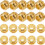 Golden Guitar String Beads for Folk Guitar Replacement 20Pcs Practical Use 3