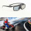 Shutter 3D Glasses for TW5700/5400/5600/930 for , 3D TV Rechargeable Bluetooth RF Projector Black 3