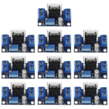 Voltage Regulator Module: DC Power Converter - Linear Step-Down Board Workshop Blue & black