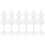 Doll Dress Rack Mini Mannequin Model for Display 6Pcs White Plastic 1