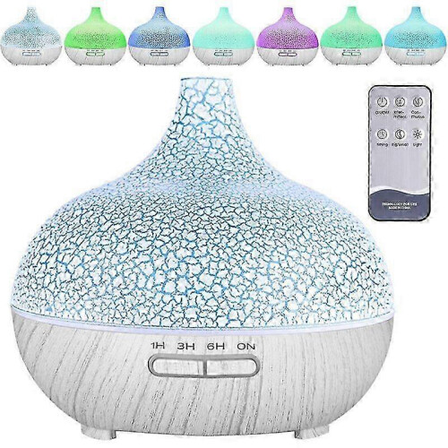 Essential Oil Diffuser, 550ml Ultrasonic Humidifier Electric Diffuser, 7 Colors LED Lights