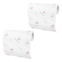Washable Kitchen Paper Household Dish Cloth for Daily Cleaning 2 Rolls Multi