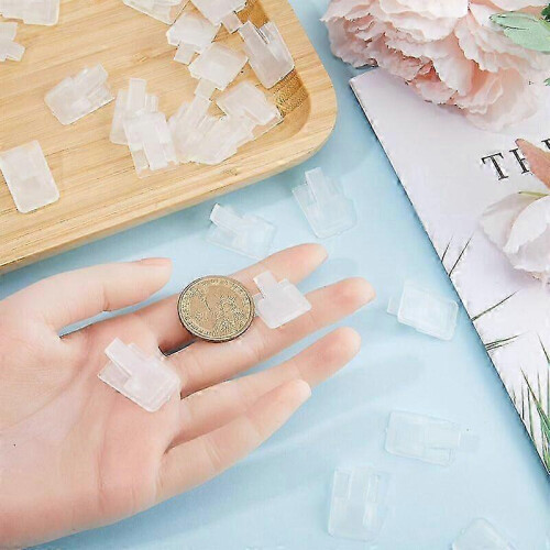 39 pezzi Supporto per anelli in plastica trasparente, espositore per anelli, contenitore per gioielli, gioielli, anelli 2