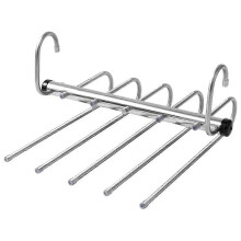 Cintre pliable magique pour pantalons, en acier inoxydable, gain de place, organisateur de vêtements pour jeans et t-shirts.
