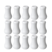 20 Pieces White Blind Pull Cord Knobs 1.26" X 0.75" Wood Window Blinds Wooden Cord Ball Pulls