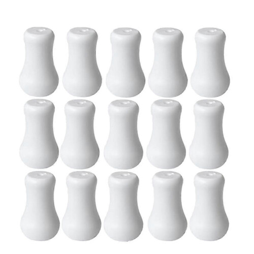 20 Pieces White Blind Pull Cord Knobs 1.26" X 0.75" Wood Window Blinds Wooden Cord Ball Pulls
