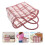 Multi Color Plastic Woven Tote Bag for Shopping Durable Design 4