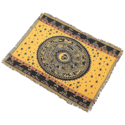 Couch Decor Woven Throw Blanket Boho Simple Design Bed Cover 180x130cm Decorative 1Pack