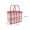 Multi Color Plastic Woven Tote Bag for Shopping Durable Design 2
