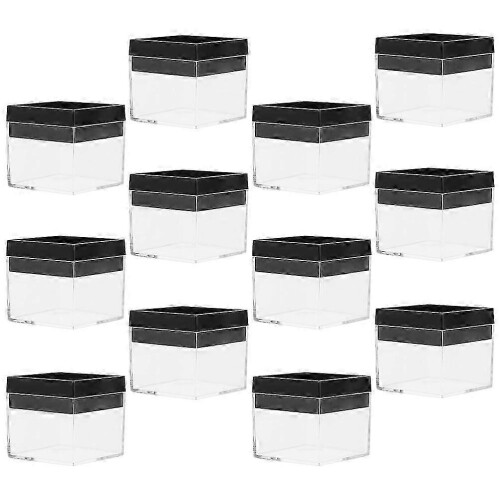 Mineral Specimen Display Boxes Plastic Storage Box for Storage 36Pcs Multi