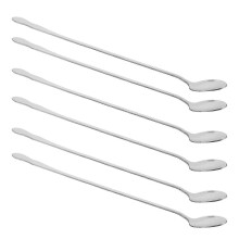 Coffee Stirring Spoon Stainless Steel Long Handle Spoon Set 6Pcs for Tea