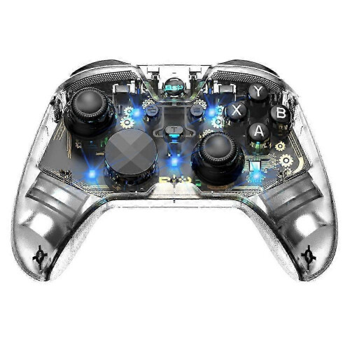 G6Pro RGB Gamecontroller 2/iOS/Android Bluetooth Doppel-Hall-Trigger-Gamepad Transparent