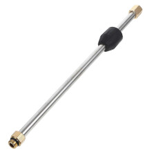 Rallonge pour nettoyeur haute pression en acier inoxydable pour voiture et nettoyage – Compatible, facile à manipuler, assortie