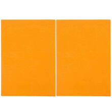 Silicone Placemat Heat Resistant for Home Use 6Pcs Orange