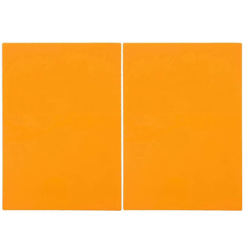 Silicone Placemat Heat Resistant for Home Use 6Pcs Orange