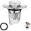 Bathroom Sink Plug, Sink Drain Valve, Pop Up Bathtub Drain Filter Universal Sink Drain Plug 1