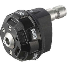 Buse de nettoyeur haute pression 4000 PSI, connecteur fileté 1/4", noir