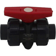 Double union valve glue diam 20 mm pvc ball valve ball valve ball valve swimming pool, DN15 20mm)