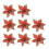 Wedding Decorative Flowers for Decoration 8Pcs Artificial Red 1