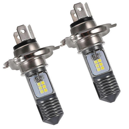 Motorradscheinwerfer, Motorradlampe, silberfarben, Aluminium