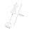 Doll Dress Rack Mini Mannequin Model for Display 6Pcs White Plastic 2