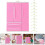Doll Clothes Hangers Doll Wardrobe for Decoration 4Sets Rosy Mini Storage 3