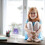 Doll Dress Rack Mini Mannequin Model for Display 6Pcs White Plastic 3